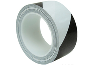 TUV Polyvinyl Chloride PVC Adhesive Tape 50mm Black White Stripes
