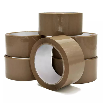 Brown Carton Sealing Bopp Packing Tape Strong Clear Adhesive Tape Jumbo Roll